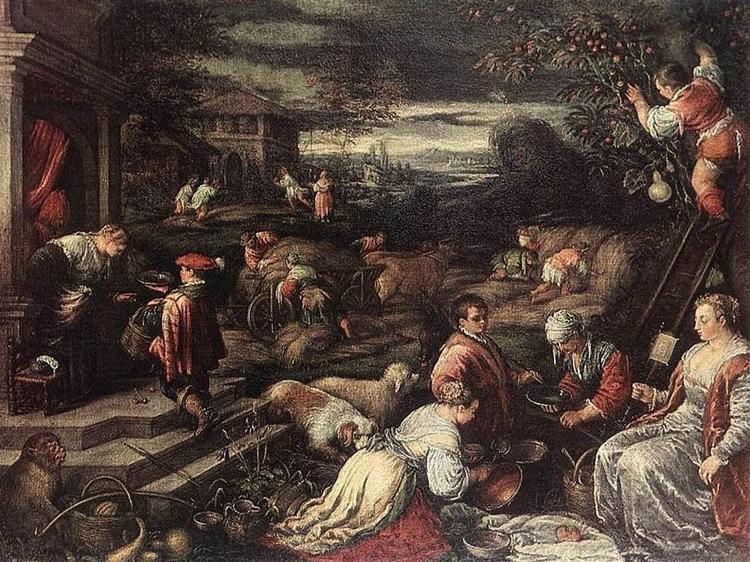Francesco Bassano the younger Summer Germany oil painting art